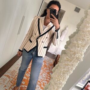 Striped Barbara Bui Double-Breasted Women's Blazer